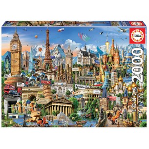 Comprar Puzzle Castorland Símbolos Famosos do Mundo de 1000 Peças