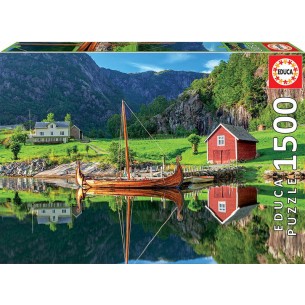 PUZZLE 1500 pcs - Barco Viking - EDUCA