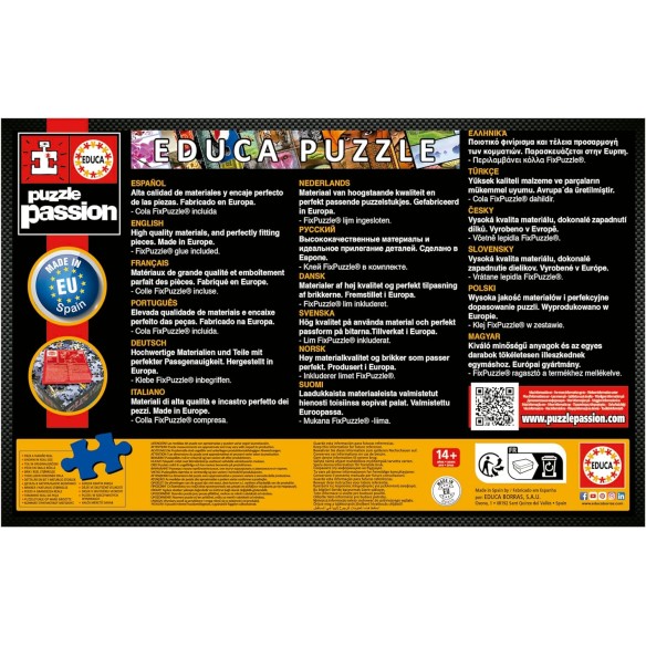 PUZZLE 1000 pcs Animais Selvagens - EDUCA