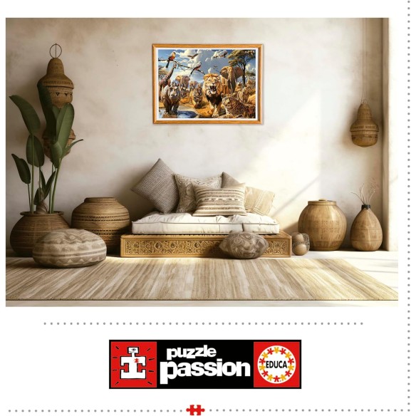 PUZZLE 1000 pcs Animais Selvagens - EDUCA