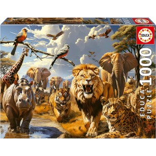 PUZZLE 1000 pcs Animais...