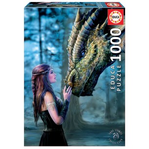 PUZZLE 1000 pcs Era Uma Vez - Dragão - EDUCA