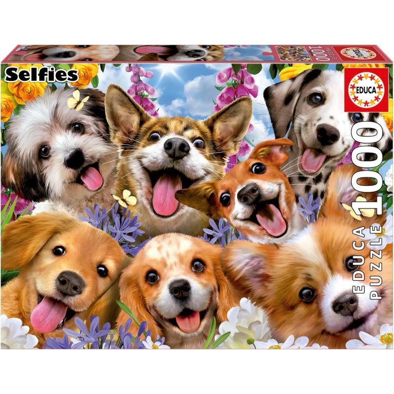 PUZZLE 1000 pcs Selfie dos Cães- EDUCA