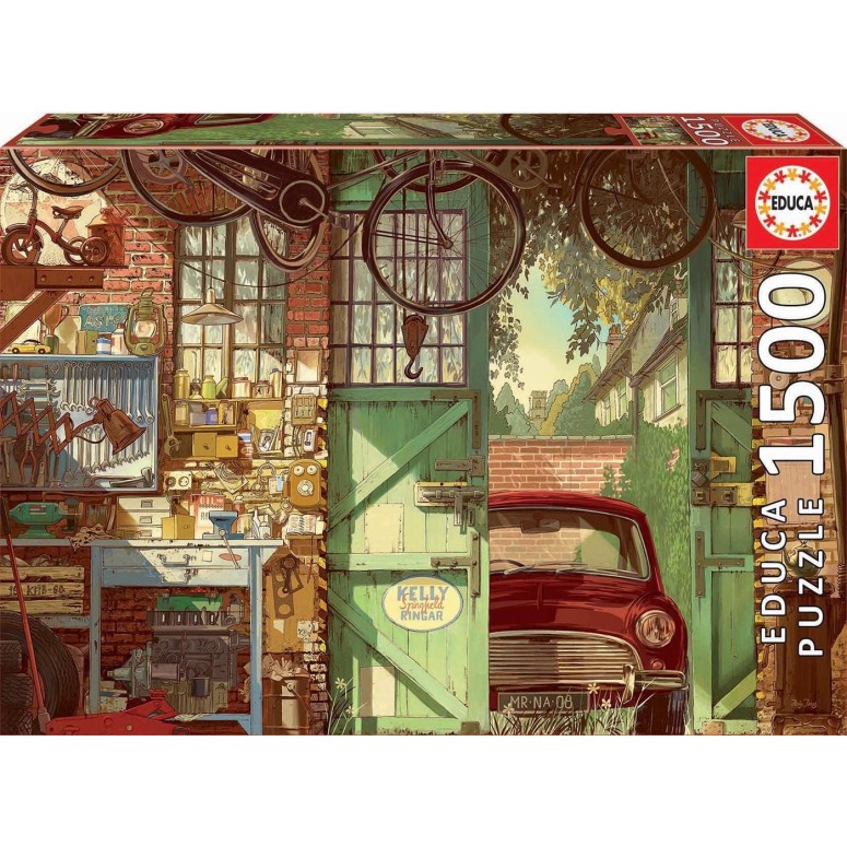 PUZZLE 1500 pcs - Garagem Velha  - EDUCA