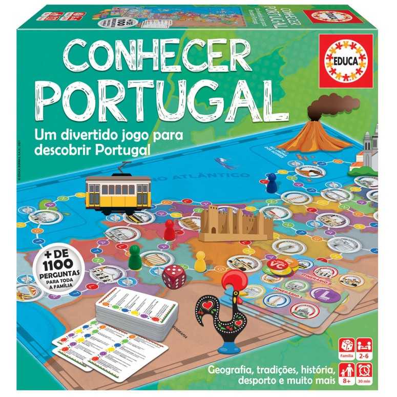 Jogo QUIZ -  DESCOBRIR PORTUGAL - EDUCA