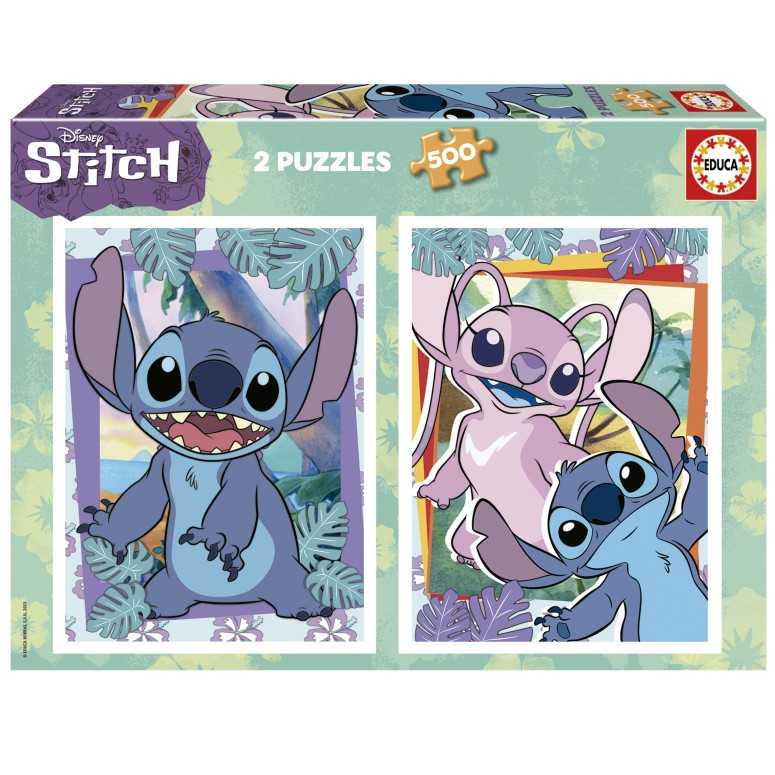 PUZZLE 2x500 pcs Stitch Disney - EDUCA