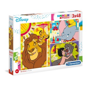 PUZZLE Disney Classic 3x48 pcs - CLEMENTONI