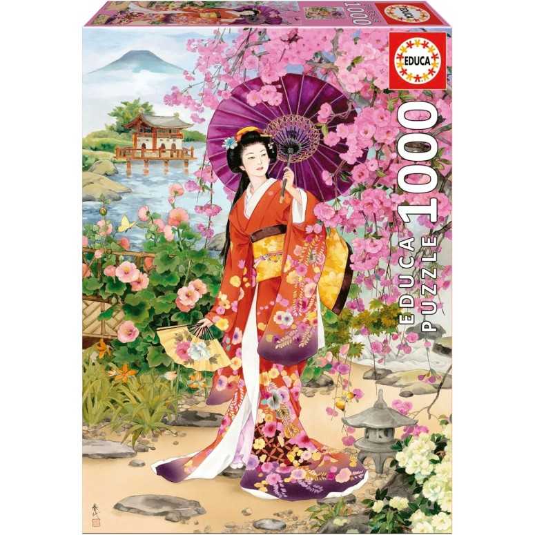 PUZZLE 1000 pcs Teien - Haruyo Morita - EDUCA