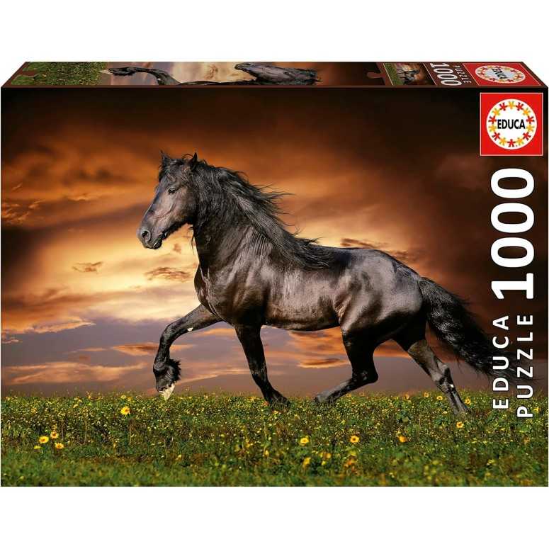 PUZZLE 1000 pcs Cavalo a Trote - EDUCA