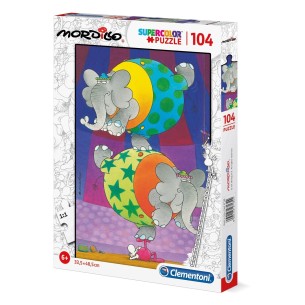 PUZZLE Super 104 pcs Mordillo The Balance -- CLEMENTONI