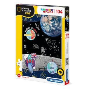 PUZZLE Super 104 pcs National Geographic - Espaço - CLEMENTONI