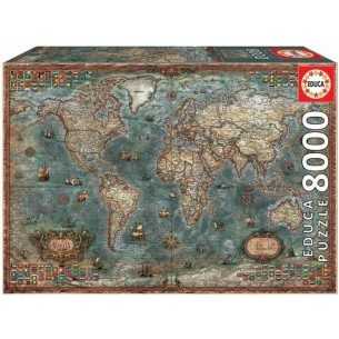 PUZZLE 8000 pcs Mapa Mundo...