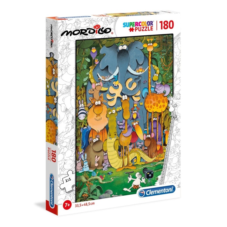 PUZZLE Super 180 pcs Mordillo - The Picture - CLEMENTONI