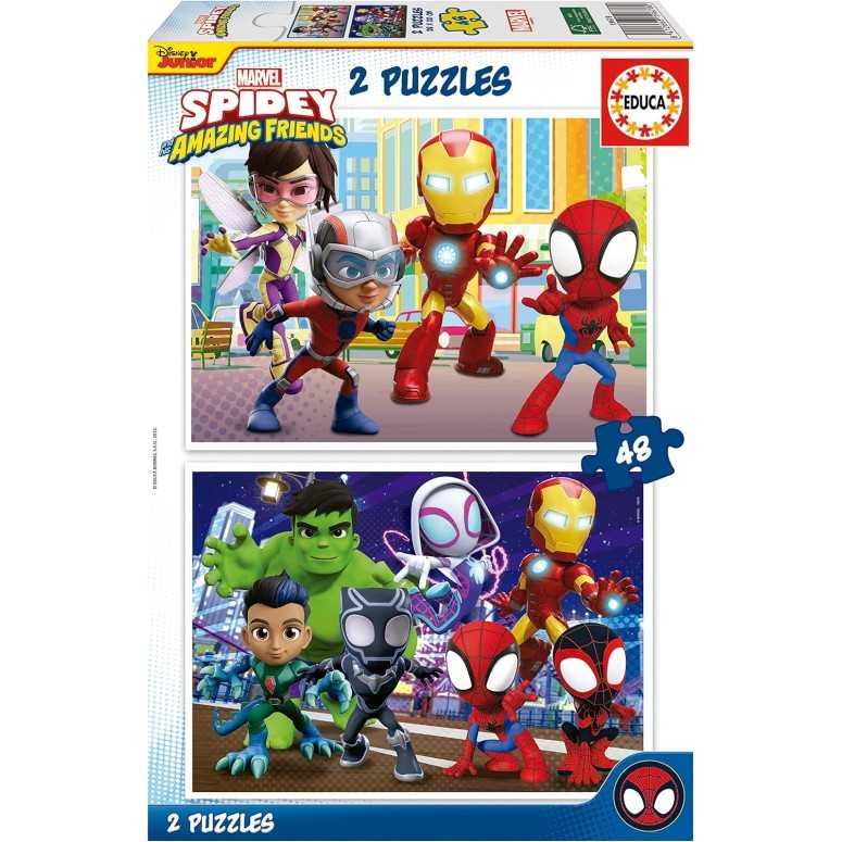 PUZZLE 2x48 pcs SPIDEY & AMAZING FRIEND - EDUCA