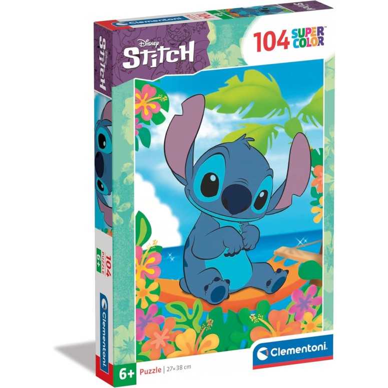 PUZZLE Super 104 pcs Stitch - CLEMENTONI
