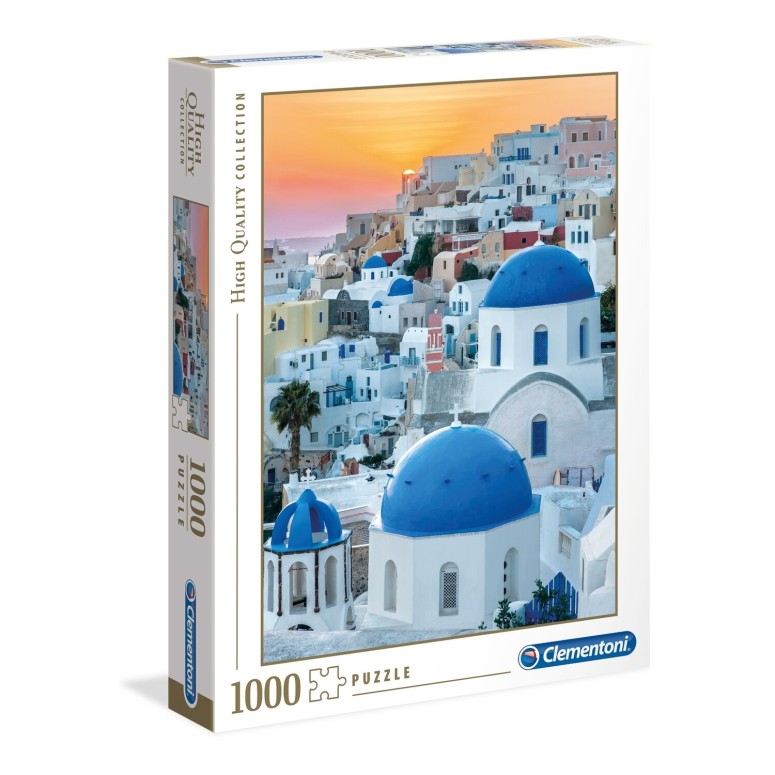 PUZZLE 1000 HQ Santorini - CLEMENTONI