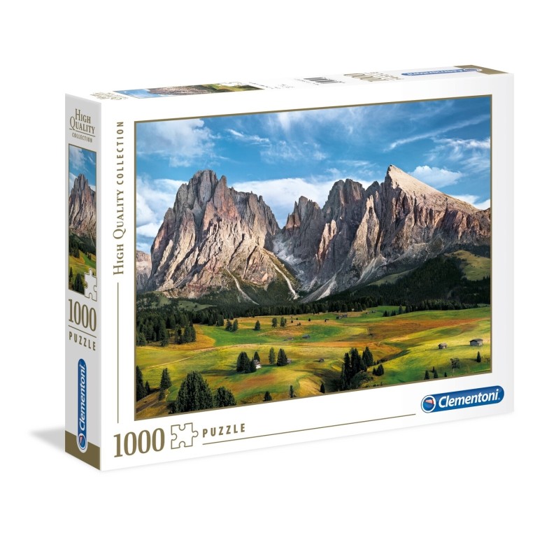 PUZZLE 1000 HQ Picos nos Alpes - CLEMENTONI