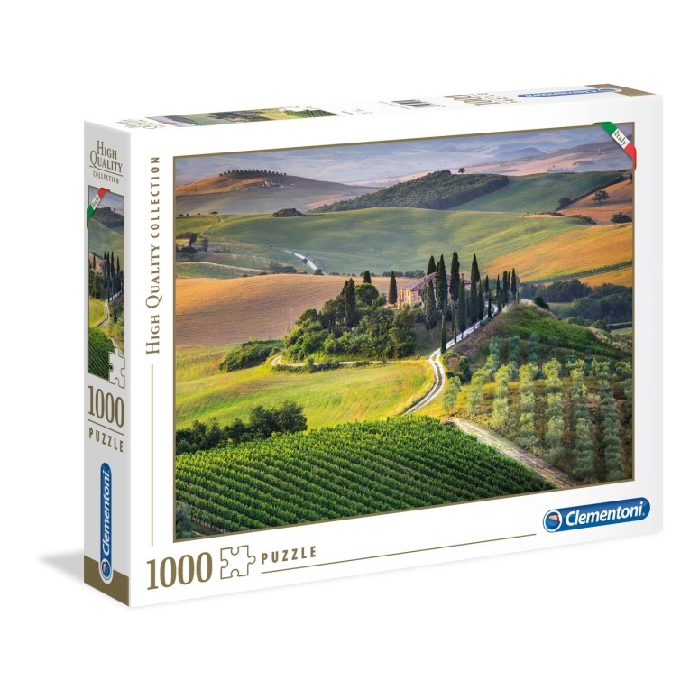 PUZZLE 1000 HQ Toscânia - CLEMENTONI