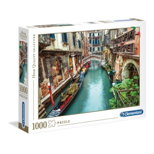 PUZZLE 1000 HQ Canal de Veneza - CLEMENTONI