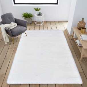Tapete Bunny Ivory Branco 65x130cm