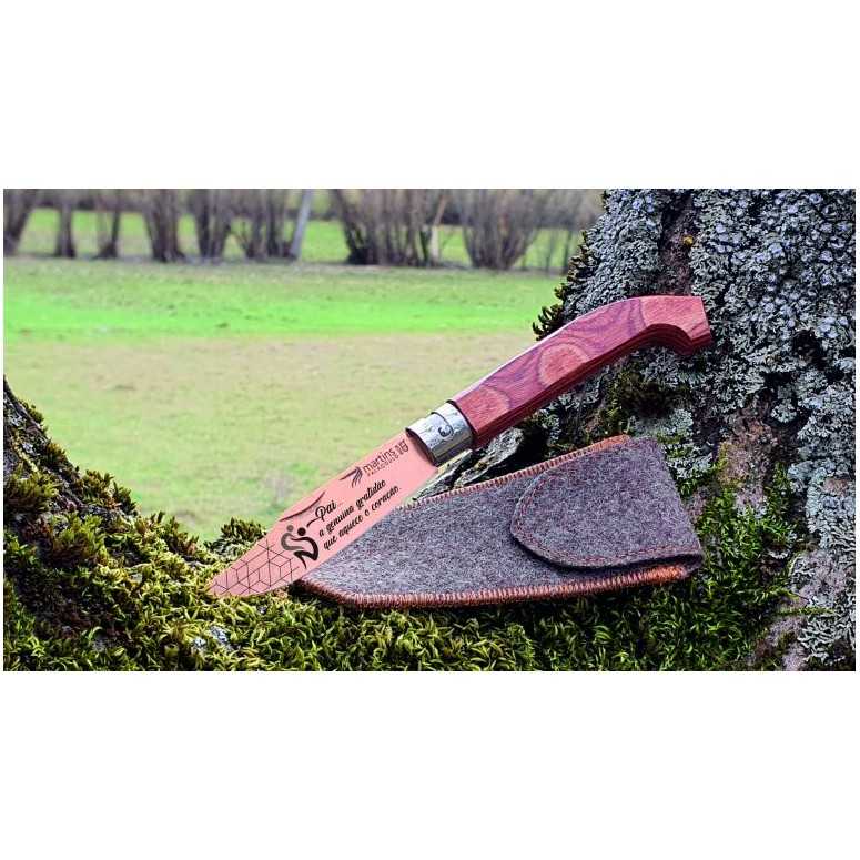 NAVALHA DIA DO PAI - 9,5cm (Com Bolsa em Pele) - MARTINS Palaçoulo