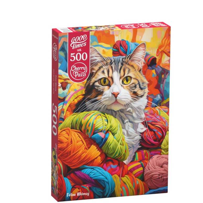 PUZZLE 500 pcs - Feline Whimsy - CHERRY PAZZI