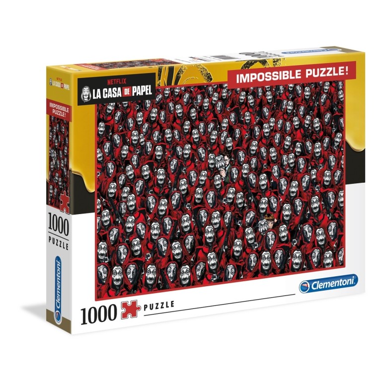 PUZZLE 1000 Casa de Papel - Impossible - CLEMENTONI