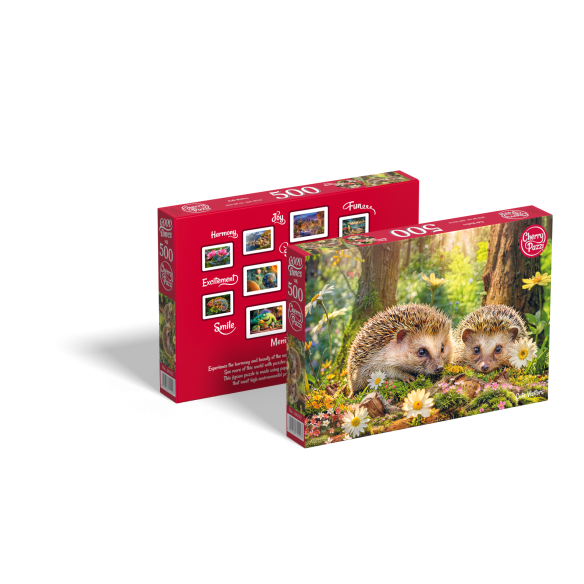 PUZZLE 500 pcs - Cute Visitors - CHERRY PAZZI