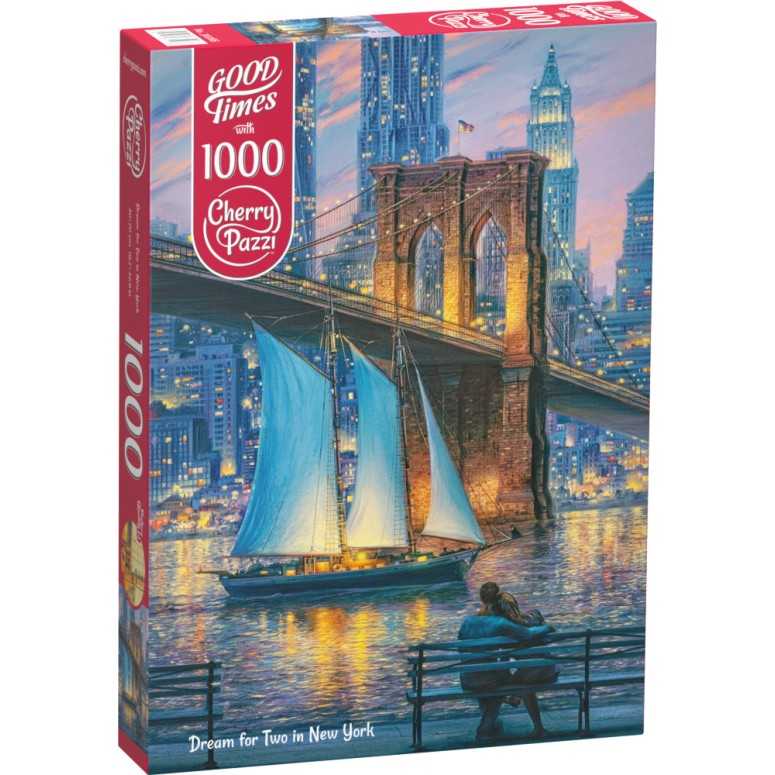 PUZZLE 1000 pcs - Dream for Two in New York - CHERRY PAZZI