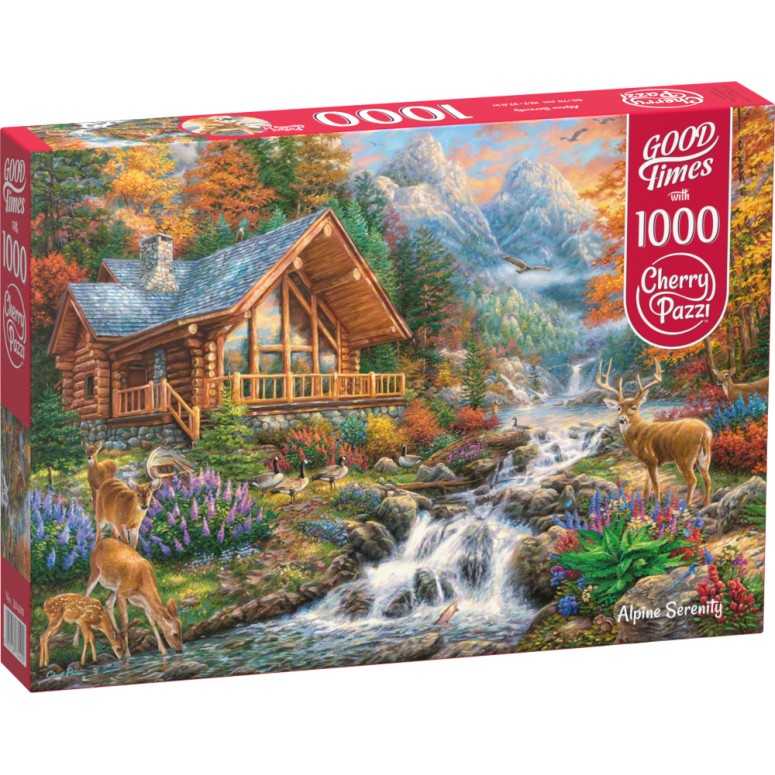 PUZZLE 1000 pcs - Alpine Serenity - CHERRY PAZZI