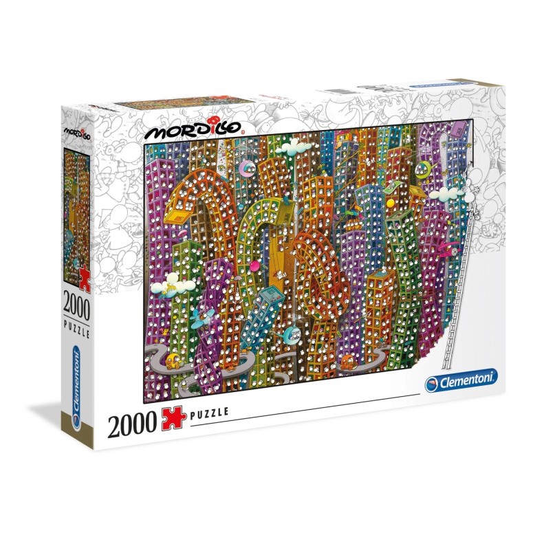 PUZZLE 2000 Mordillo - The Jungle - CLEMENTONI