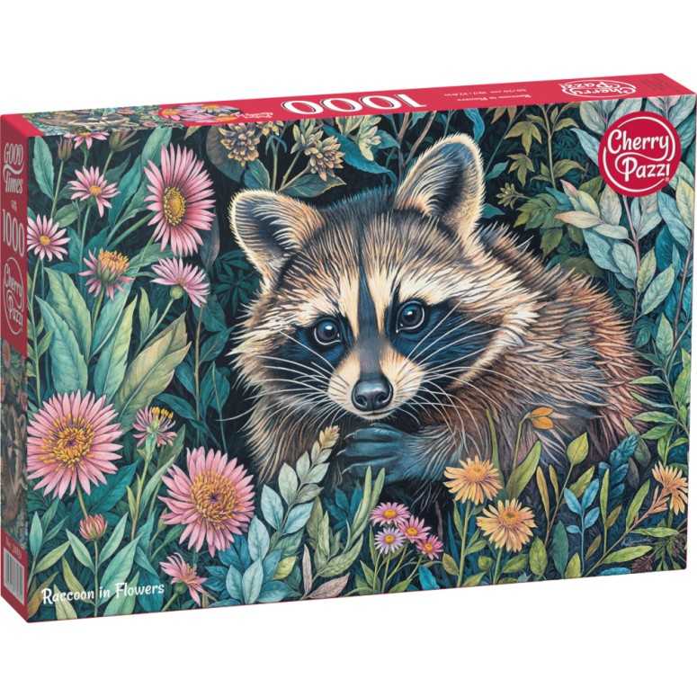 PUZZLE 1000 pcs - Raccoon - CHERRY PAZZI