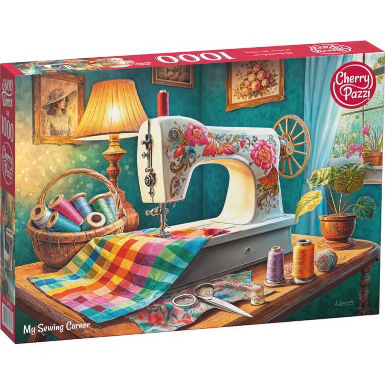 PUZZLE 1000 pcs - My Sewing Corner - CHERRY PAZZI