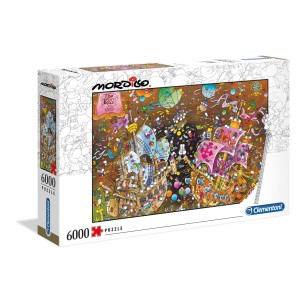 PUZZLE 6000 Mordillo - The Kiss - CLEMENTONI