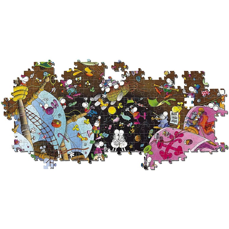 PUZZLE 6000 Mordillo - The Kiss - CLEMENTONI-1