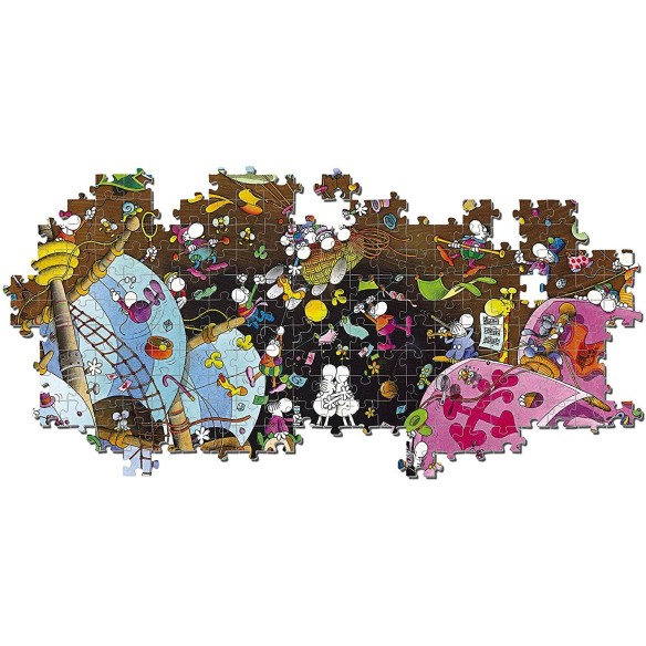 PUZZLE 6000 Mordillo - The Kiss - CLEMENTONI-1