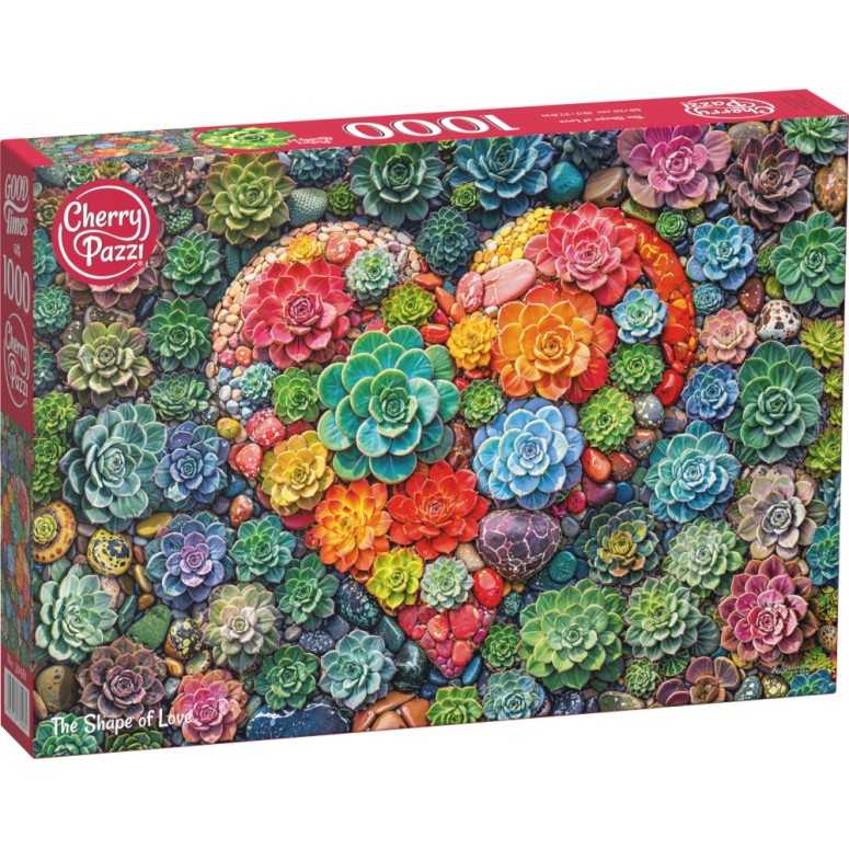 PUZZLE 1000 pcs - Shape of Love - CHERRY PAZZI