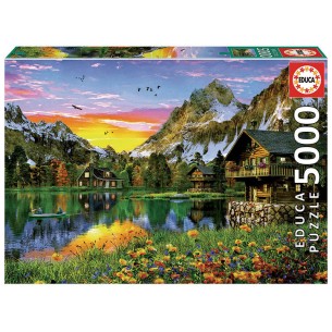 PUZZLE 5000 pcs Lago Alpino - EDUCA