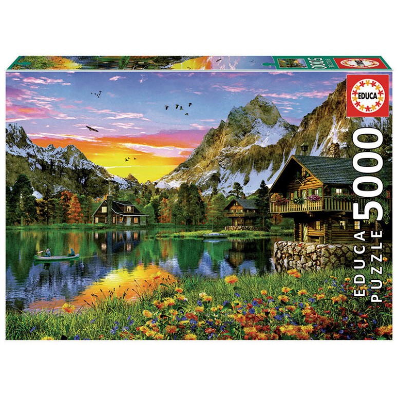 PUZZLE 5000 pcs Lago Alpino - EDUCA