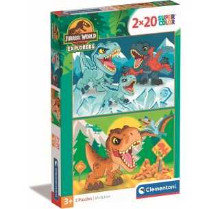 PUZZLE 2x20 pcs Jurassic...