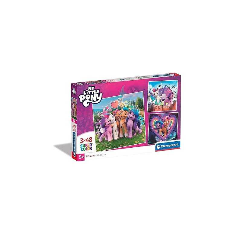 PUZZLE SUPER 3x48 pcs My Little Poney - CLEMENTONI