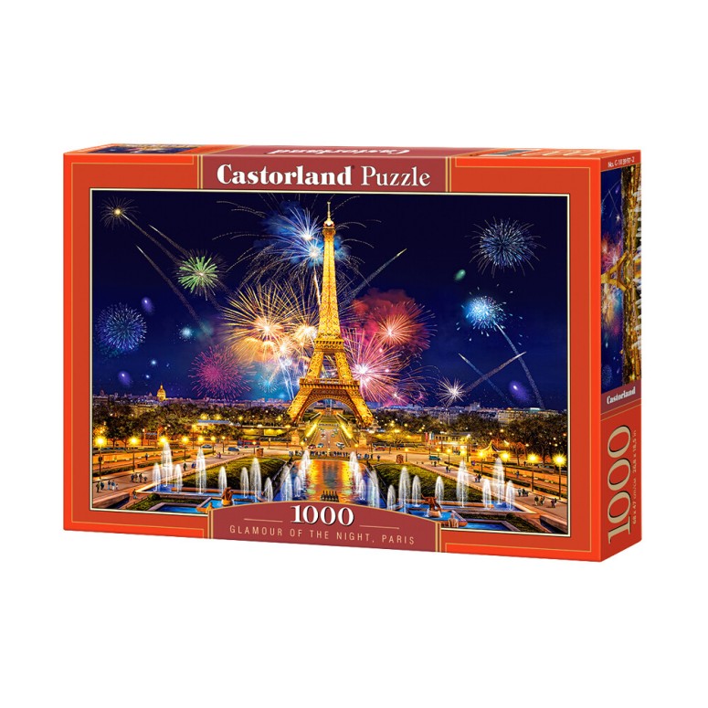 PUZZLE 1000 pcs Paris, Noite Glamorosa - CASTORLAND