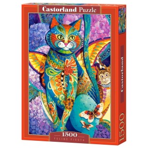 PUZZLE 1500 pcs Festa Felina - CASTORLAND