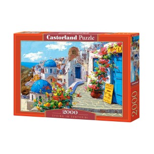 PUZZLE 2000 pcs - Primavera em Santorini - CASTORLAND