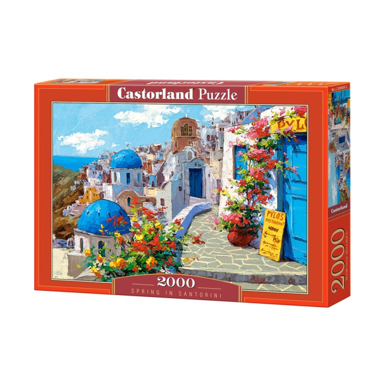 PUZZLE 2000 pcs - Primavera em Santorini - CASTORLAND