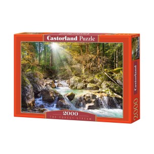 PUZZLE 2000 pcs - Riacho na Floresta CASTORLAND