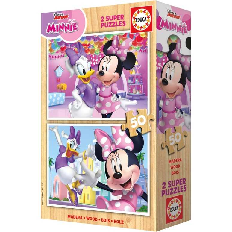 PUZZLE 2x50 pcs Madeira - Disney Minnie - EDUCA