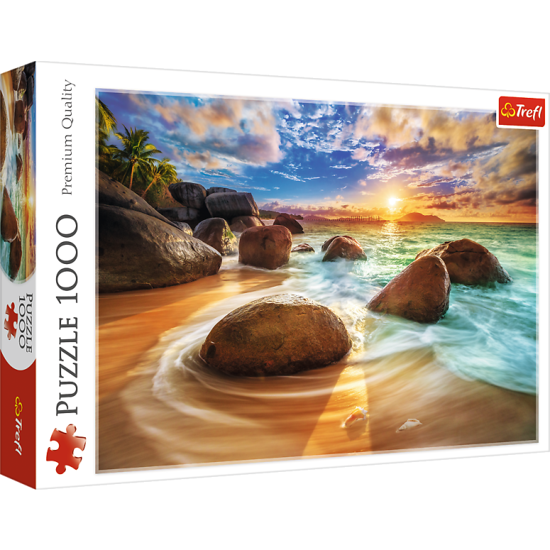 PUZZLE 1000 pcs -Praia de Samudra, India - TREFL