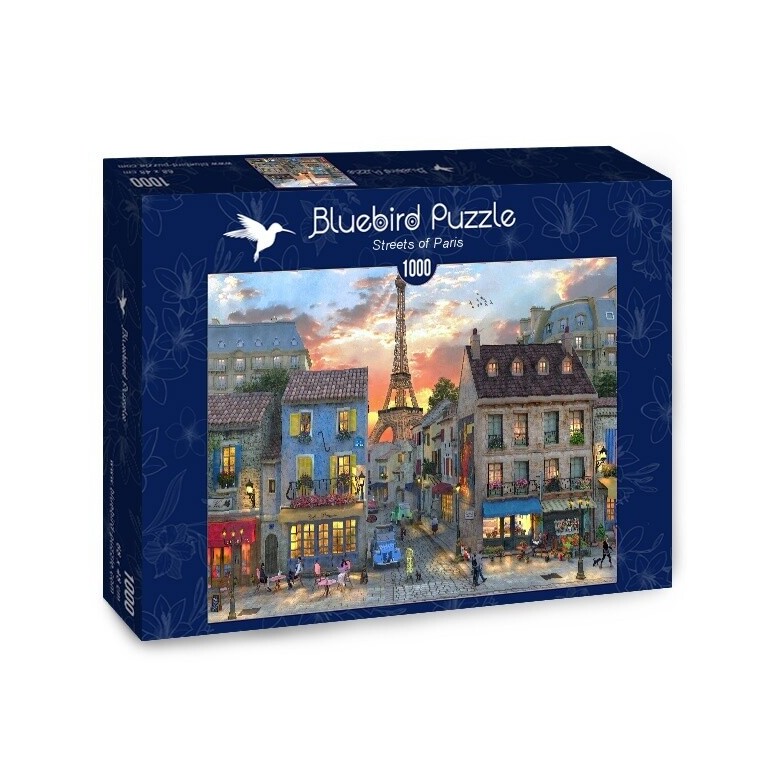 PUZZLE 1000 pcs - Ruas de Paris - BLUEBIRD