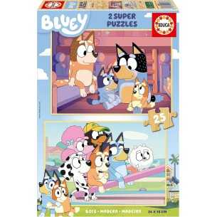 PUZZLE 2x25 pcs Bluey - EDUCA